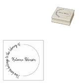 半モダン周手書カスタム本 ラバースタンプ (押印)