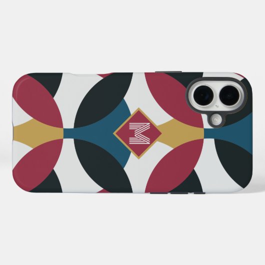 半モダン月 Case-Mate iPhoneケース (裏面 (横))