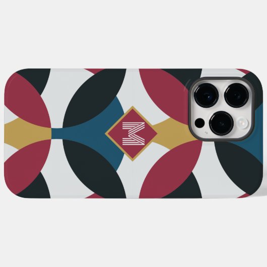 半モダン月 Case-Mate iPhoneケース (裏面 (横))