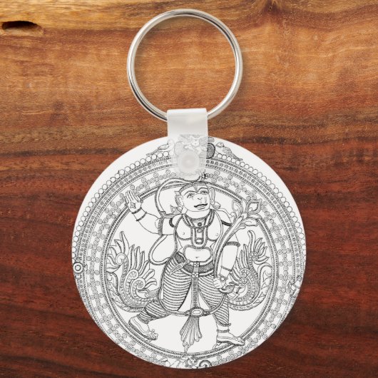 半万 キーホルダー (正面)