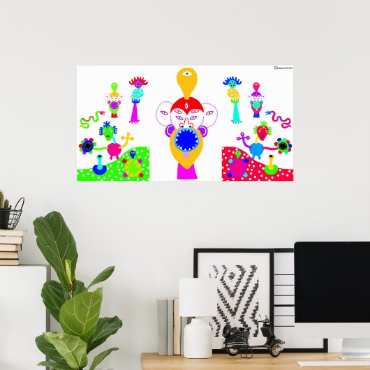 半万 ポスター (ホームオフィス)