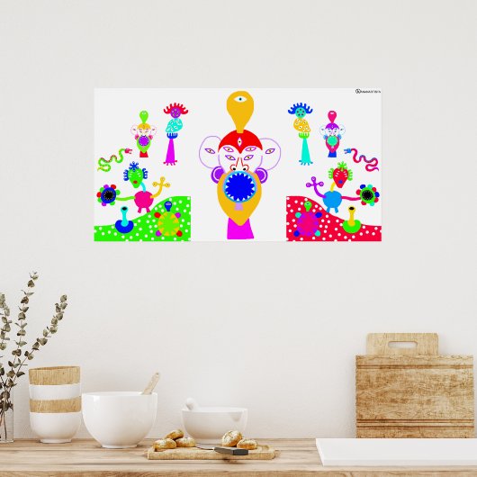 半万 ポスター (キッチン)