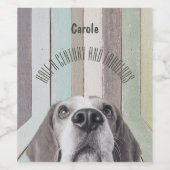 半世紀と素晴らしい50歳の誕生日 ワインラベル (シングルラベル)