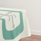 半世紀MCM丸い長方形 テーブルクロス (インサイチュ)