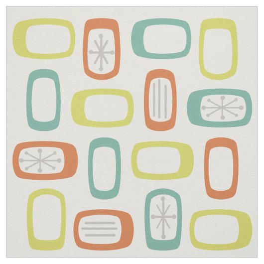 半世紀MCM丸い長方形 ファブリック (見本)