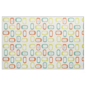 半世紀MCM丸い長方形 ファブリック (ファットクウォーター)