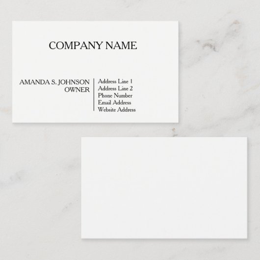 半光沢名刺 名刺 (正面/裏面)