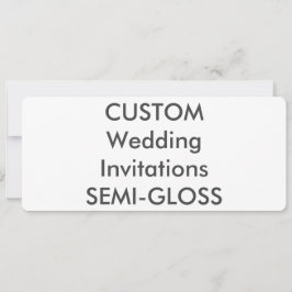 半光沢110ポンド9.25インチx 4インチ結婚式招待状 招待状