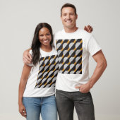 半円とドット、幾何学的パターン。 Tシャツ (ユニセックス)