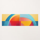 半円カラフル形ヨガマット ヨガマット (裏面(横))