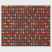 半円スケールシームレスパターン ラッピングペーパー (フラット)