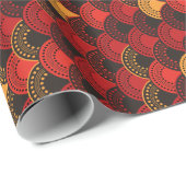 半円スケールシームレスパターン ラッピングペーパー (ロールコーナー)