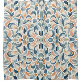 半円デザイン シャワーカーテン