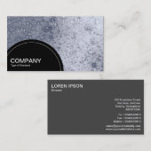 半円パネル（ドット） – シャボン玉03 名刺 (正面/裏面)