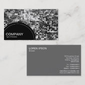 半円パネル（ドット） – モザイク 名刺 (正面/裏面)