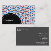 半円パネル(ドット) – 六角形パターン05 名刺 (正面/裏面)