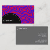 半円パネル（ドット） – 共振 名刺 (正面/裏面)