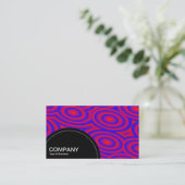 半円パネル（ドット） – 共振 名刺 (スタンド正面)