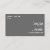 半円パネル（ドット） – 幾何学模様010 名刺 (裏面)