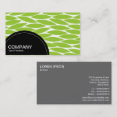 半円パネル（ドット） -抽象芸術葉 名刺 (正面/裏面)