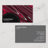 半円パネル（ドット） – 波紋 名刺 (正面/裏面)