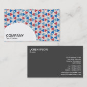 半円パネル – 六角形パターン05 名刺 (正面/裏面)