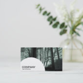 半円パネル – 影の博物館 名刺 (スタンド正面)