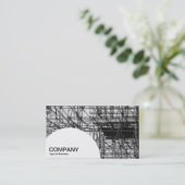 半円パネル – 足場 名刺 (スタンド正面)