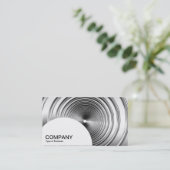 半円パネル – 長春B&W 名刺 (スタンド正面)