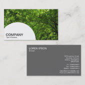 半円パネル – Woodland Canopy 名刺 (正面/裏面)