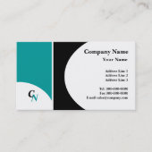 半円モノグラム 名刺 (正面)