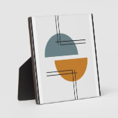 半円初期の壁アート フォトプラーク (正面)