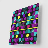 半円壁時計 スクエア壁時計 (傾斜)