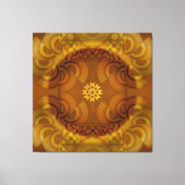 半円形アートを魅了する キャンバスプリント (正面)