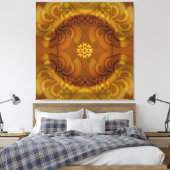 半円形アートを魅了する キャンバスプリント (インサイチュ (寝室))