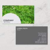 半円形パネル – ウッドランド低成長春 名刺 (正面/裏面)