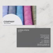 半円形パネル – コットンリール 名刺 (正面/裏面)