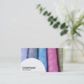 半円形パネル – コットンリール 名刺 (スタンド正面)