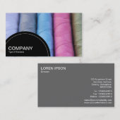 半円形パネル（ドット） – コットンリール 名刺 (正面/裏面)