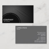 半円形パネル（ドット） – 電気プール01 名刺 (正面/裏面)