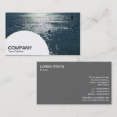 半円形パネル – 太陽の水上 名刺 (正面/裏面)