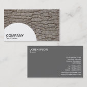 半円形パネル – 樹皮01 名刺 (正面/裏面)