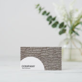 半円形パネル – 樹皮01 名刺 (スタンド正面)