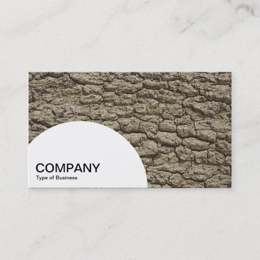 半円形パネル – 樹皮02 名刺 (正面)