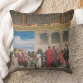 半円形: すべての年齢の芸術家、righの詳細 クッション (ブランケット)