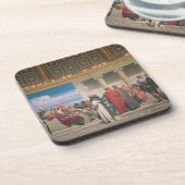 半円形: すべての年齢の芸術家、righの詳細 コースター (左側)