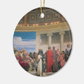 半円形: すべての年齢の芸術家、righの詳細 セラミックオーナメント (左)