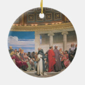 半円形: すべての年齢の芸術家、righの詳細 セラミックオーナメント (裏面)