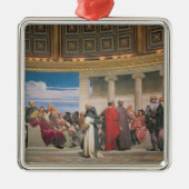 半円形: すべての年齢の芸術家、righの詳細 メタルオーナメント (正面)