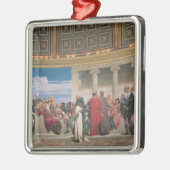 半円形: すべての年齢の芸術家、righの詳細 メタルオーナメント (左)